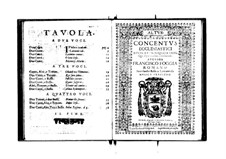 Concentus ecclesiastici: Altus part by Franscesco Foggia