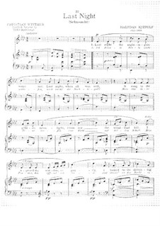 No.2 Last Night: No.2 Last Night (in A Flat Major) by Хальфдан Кьерульф