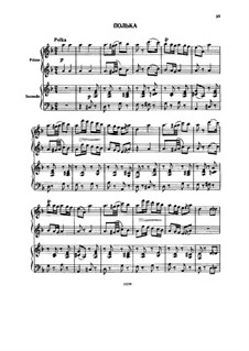 Полька для фортепиано в четыре руки: Партитура by Александр Бородин