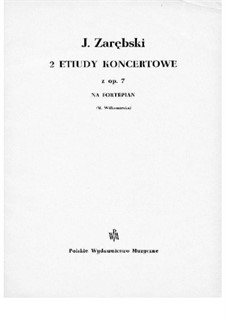 Концертные этюды, Op.7: Этюд No.2 by Юлиуш Зарембский