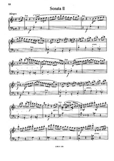 Шесть сонат для фортепиано: Соната No.2 by Харденак Отто Конрад Цинк