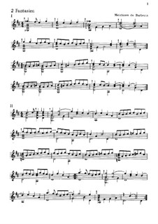 Две фантазии: Две фантазии by Melchior de Barberis