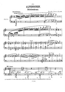 Альпийские розы, Op.160: Для одного исполнителя by Теодор Остен