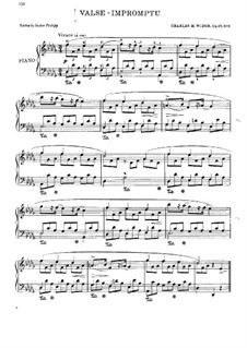 Шесть пьес No.6 Вальс-экспромт, Op.15: Шесть пьес No.6 Вальс-экспромт by Шарль Мари Видор