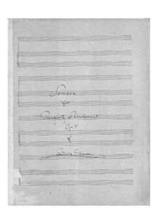 Соната для виолончели и фортепиано фа мажор, Op.5: Соната для виолончели и фортепиано фа мажор by Луис Гласс