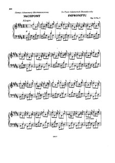 Четыре пьесы, Op.11: No.1 Экспромт by Николай Римский-Корсаков