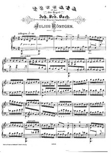 Токката и фуга фа мажор, BWV 540: Аранжировка для фортепиано by Иоганн Себастьян Бах