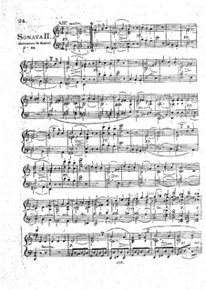 Сонаты для фортепиано, Op.1: Соната No.2 by Людвиг ван Бетховен