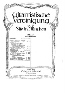 Gitarristische Vereinigung. Jahrgang XVII, Nr.2-3: Gitarristische Vereinigung. Jahrgang XVII, Nr.2-3 by Леонгард фон Калль, Х. Циммерманн, Heinrich Albert