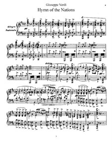Hymn of the Nations: Hymn of the Nations by Джузеппе Верди
