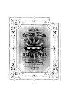 Большое фортепианное трио No.3, Op.100: Большое фортепианное трио No.3 by Анри Литольф