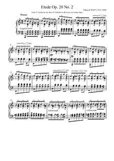 Двадцать четыре этюда, Op.20: Этюд No.2 ля минор by Эдуард Вольф