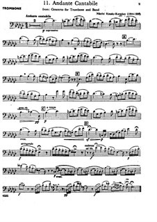 Концерт для тромбона с оркестром си-бемоль мажор: Часть II – Партия солирующего тромбона by Николай Римский-Корсаков