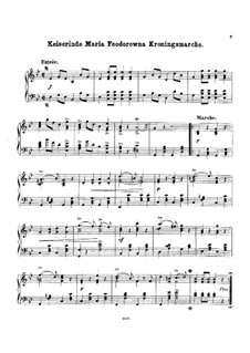 Keiserinde Maria Feodorowna Kroningsmarche: Keiserinde Maria Feodorowna Kroningsmarche by Георг Лумбю