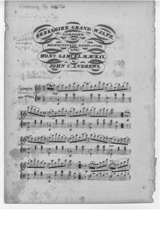Berkshire Grand Waltz: Berkshire Grand Waltz by John Charles Andrews