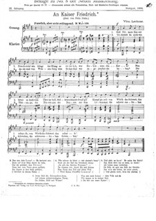 An Kaiser Friederich: An Kaiser Friederich by Винценц Лахнер