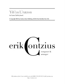 Yih'yu L'ratzon: Yih'yu L'ratzon by Erik Contzius