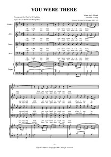 Ария: Version for organ and mixed choir by Иоганн Себастьян Бах