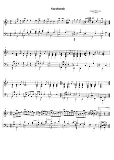 Сарабанда соль минор: Сарабанда соль минор by Гаспар Ле Ру