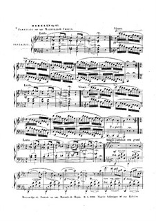 Фантазия на тему Мазурки Ф. Шопена, Op.45: Для фортепиано (publisher by A.M. Schlesinger) by Амадей Меро