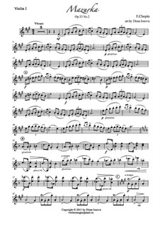 Мазурки, Op.33: No.2 ре мажор by Фредерик Шопен