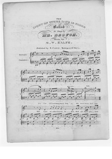 Девушка из Артуа: Akt II, The Light of Other Days is Faded by Майкл Уильям Балф