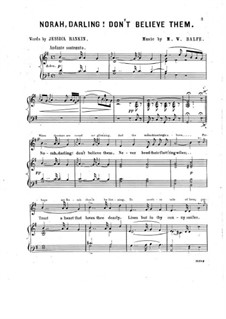 Norah, Darling! Don't Believe Them: Norah, Darling! Don't Believe Them by Майкл Уильям Балф