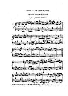 Этюд No.1 до мажор: Этюд No.1 до мажор by Johann Nepomuk Schelble
