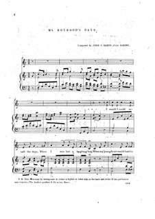 My Boyhood's Days: My Boyhood's Days by John C. Baker