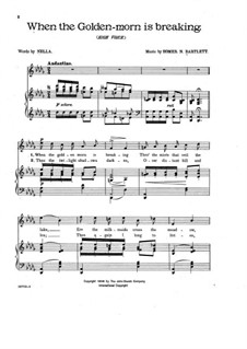 When the Golden-Morn is Breaking: When the Golden-Morn is Breaking by Гомер Ньютон Бартлетт
