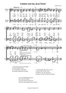 Слава Тебе, Иисусе Христе, BWV 91: Хорал 'Das hat er alles uns getan' by Иоганн Себастьян Бах