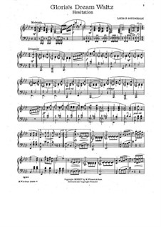 Gloria's Dream Waltz: Gloria's Dream Waltz by Louis Ferdinand Gottschalk