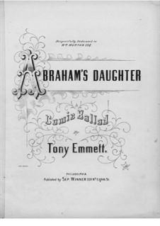 Abraham's Daughter. Comic Ballad: Abraham's Daughter. Comic Ballad by Tony Emmett