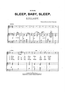 Sleep, Baby, Sleep. Lullaby: Sleep, Baby, Sleep. Lullaby by John J. Handley