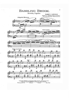 Babbling Brook: Для фортепиано by Гарри Дж. Линкольн
