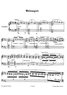 Wellenspiel, Op.6: Wellenspiel by Фриц Шпиндлер