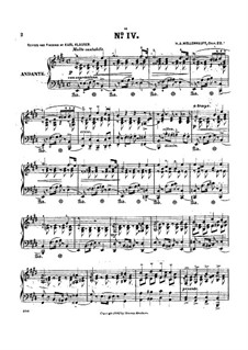 Morceau caractéristique en forme d'Étude, Op.22: Этюд No.4 by Германн Адольф Волленгаупт