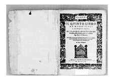 Тетрадь 5 (для пяти голосов), SV 94–106: Полный сборник – партии by Клаудио Монтеверди