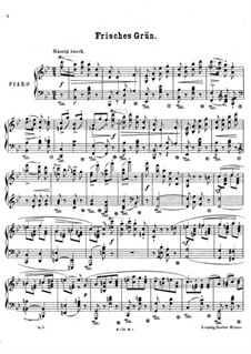 Frisches Grün, Op.5: Frisches Grün by Фриц Шпиндлер
