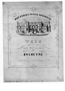 Rotterdam Railway Waltz: Для фортепиано by B.W.I. Heyne