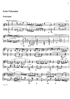 Польская сюита для фортепиано, Op.16: Польская сюита для фортепиано by Юлиуш Зарембский