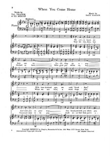 When You Come Home: When You Come Home by Dave Harris