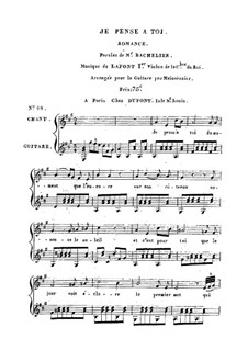 Je pense à toi: Je pense à toi by Шарль Филипп Лафон