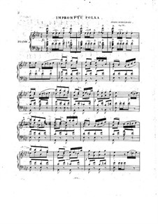 Экспромт-полька для фортепиано, Op.33: Экспромт-полька для фортепиано by Юлиус Шульгоф