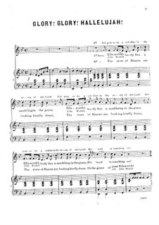Glory! Glory! Hallelujah: Glory! Glory! Hallelujah by Unknown (works before 1850)