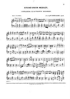 Grand Union Medley, Op.89: Grand Union Medley by William Dressler