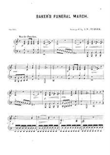 Baker's Funeral March: Baker's Funeral March by Joseph W. Turner