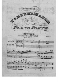 Commodore Porter's March: Commodore Porter's March by Unknown (works before 1850)