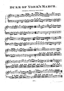 Duke of York's March: Duke of York's March by Unknown (works before 1850)