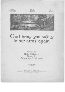 God Bring You Safely to Our Arms Again: God Bring You Safely to Our Arms Again by Vincent Shaw